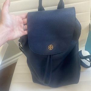 Tory Burch Navy Leather backpack